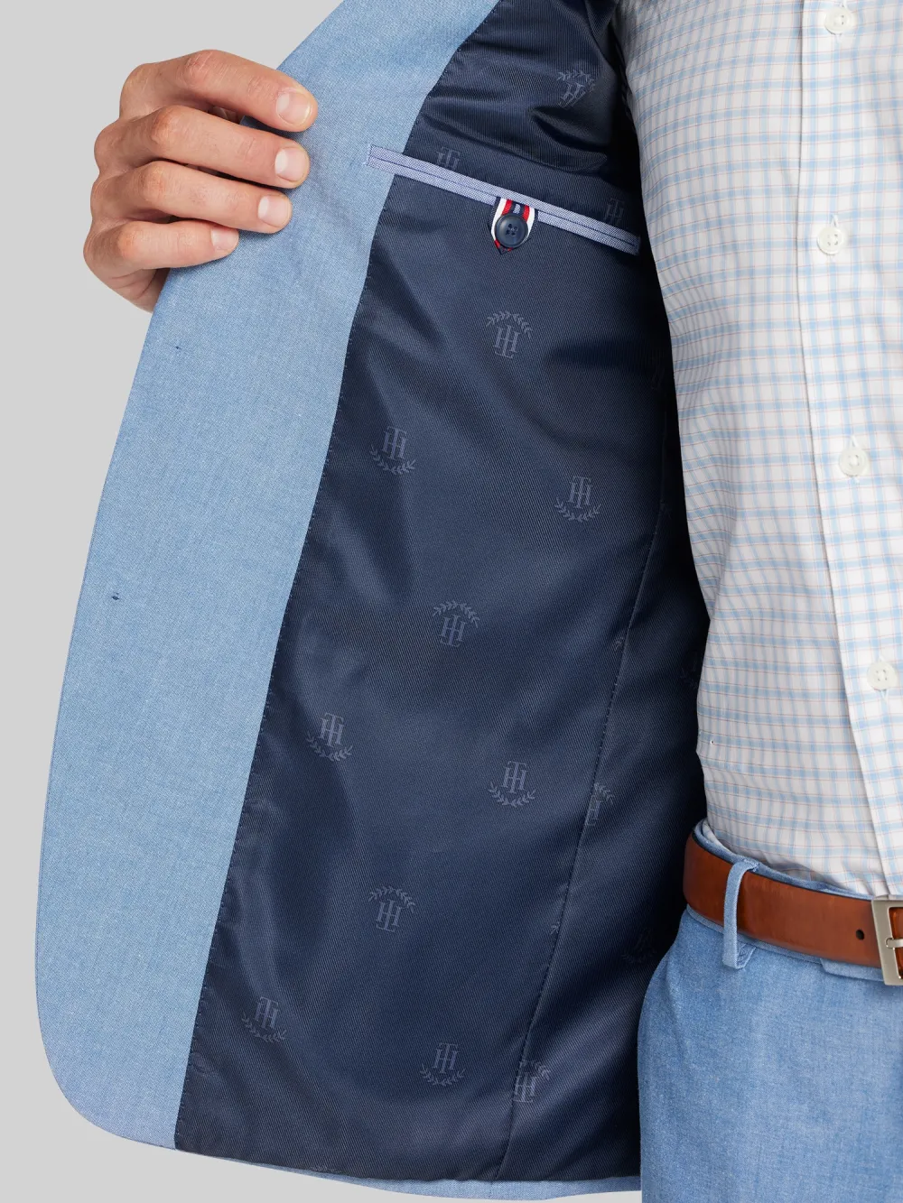 Tommy Hilfiger Modern Fit Cotton Blend Suit Jacket