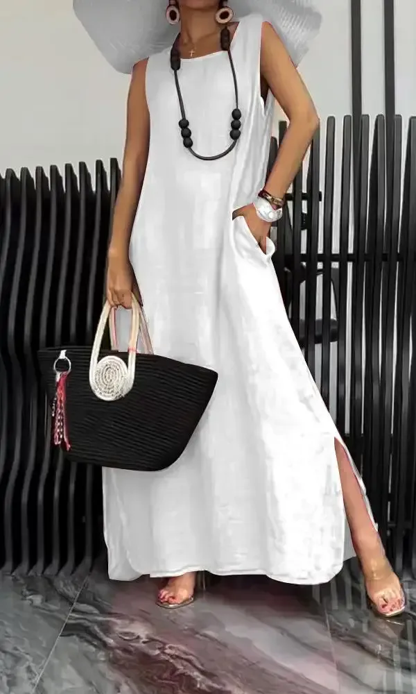 Women's Daliy Casual Comfortable Back Hollow Dress