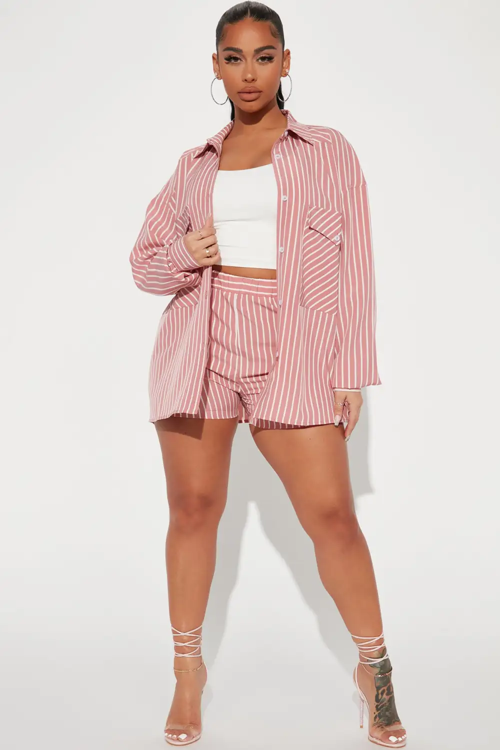 Kianna Short Set - Pink