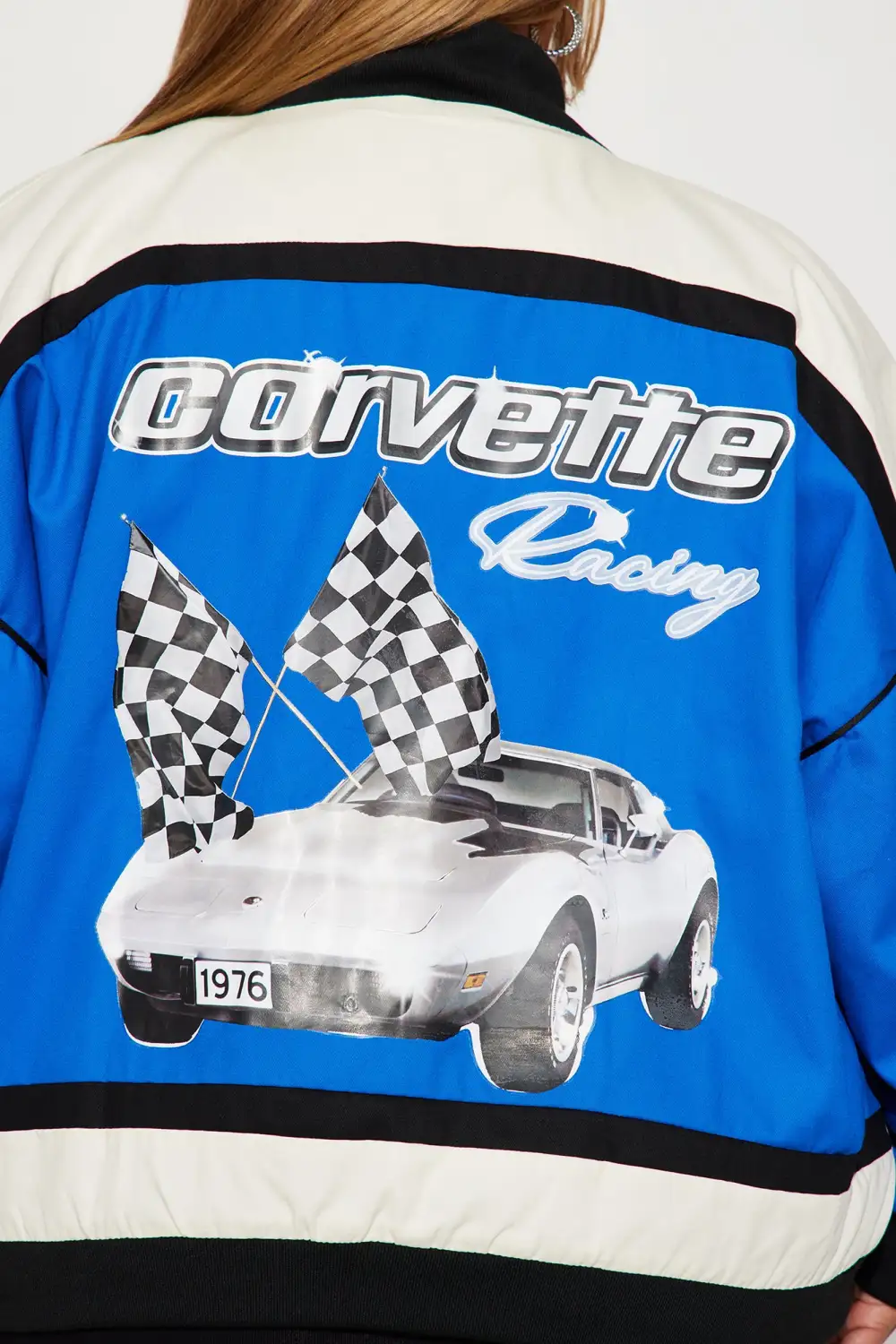 Corvette Bomber Jacket - Blue/combo