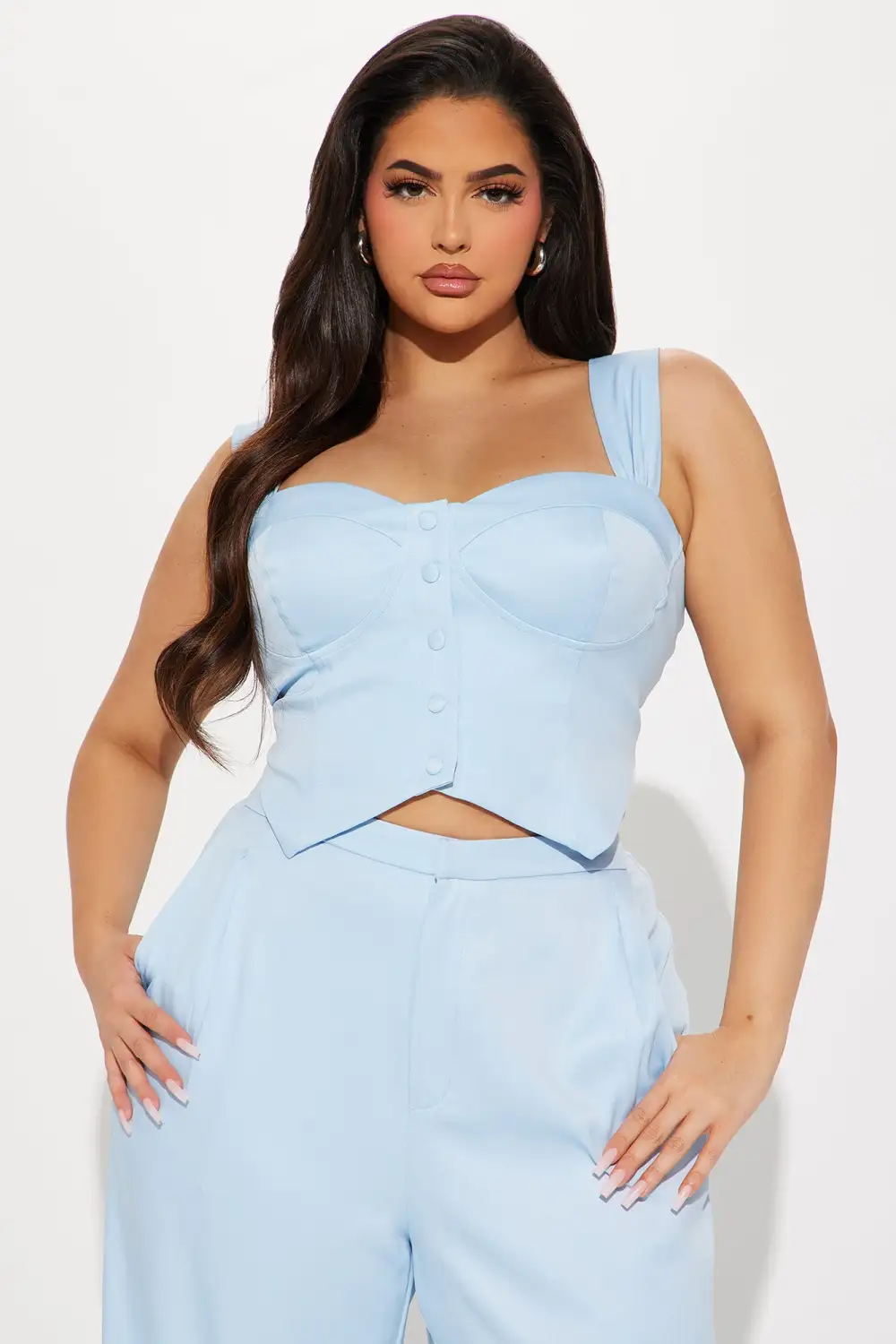 Peyton Pant Set - Light Blue