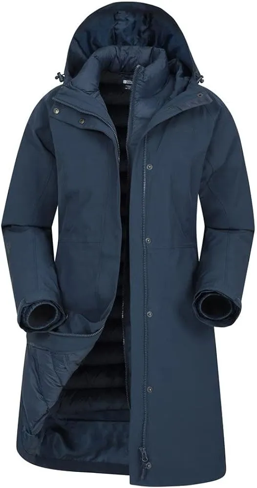 Mountain Warehouse Alaskan Womens Long 3 in 1 Jacket