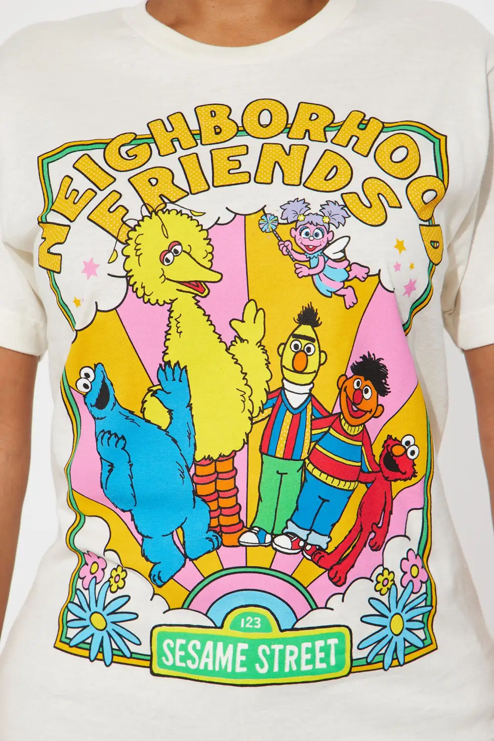 Neighborhood Friends Graphic Tee - Khaki