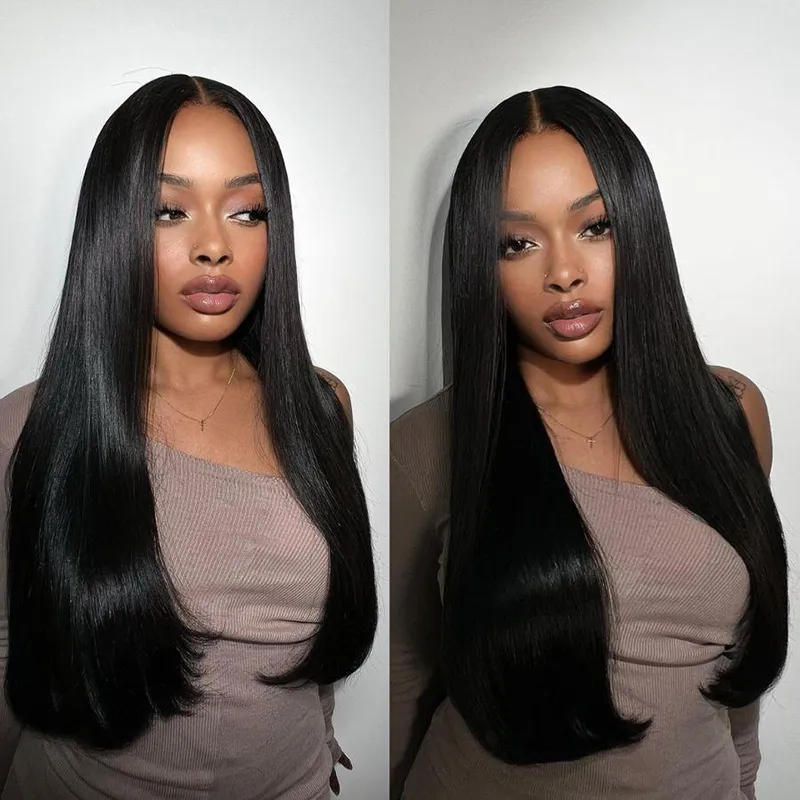 13x6 Full HD Lace Frontal Wig Undetactable BlendAway 9x6 HD Lace Straight Human Hair Wig