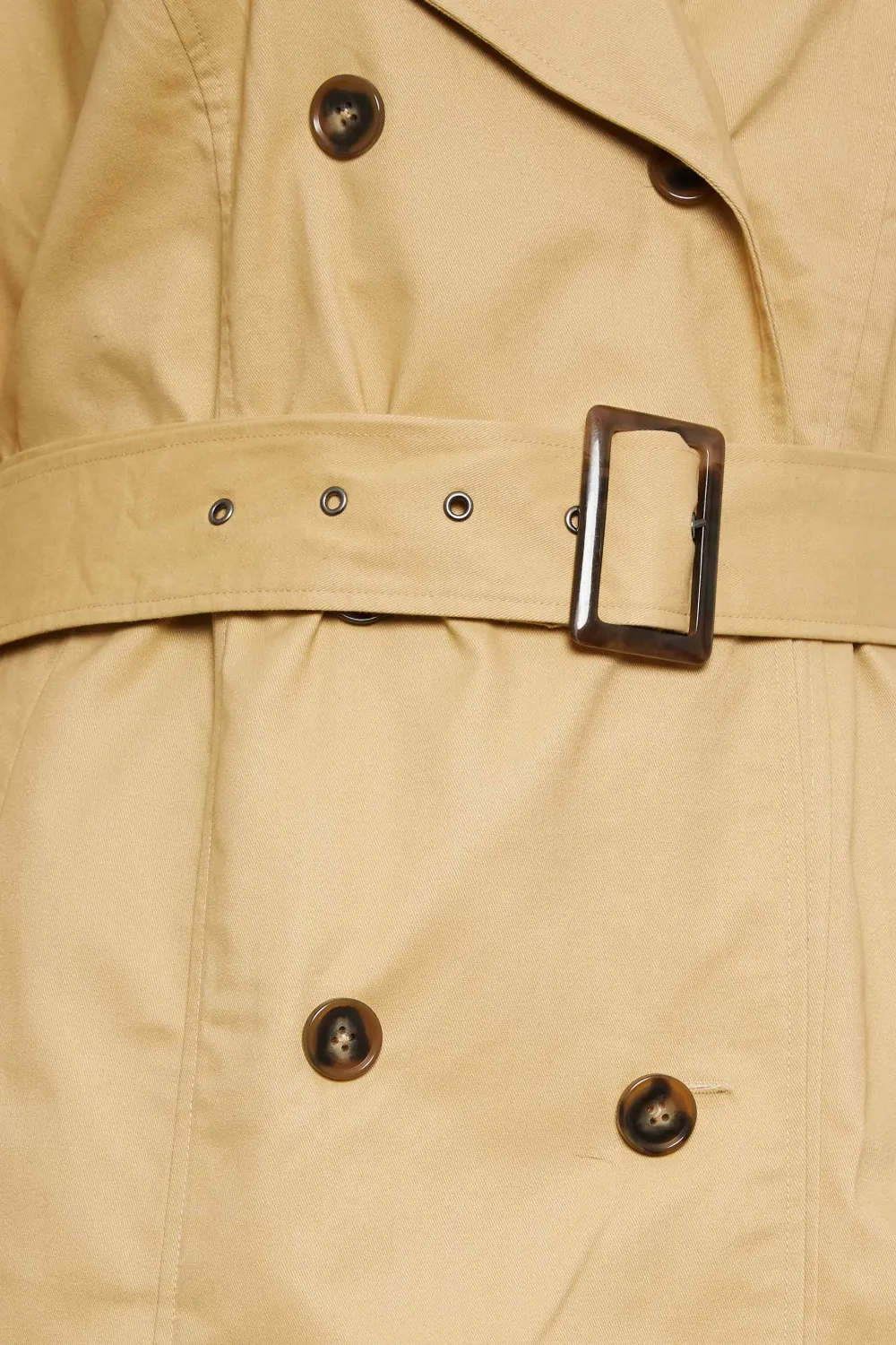 YOURS Curve Beige Brown Trench Coat