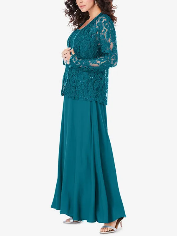 beaded lace jacket women's dress sets