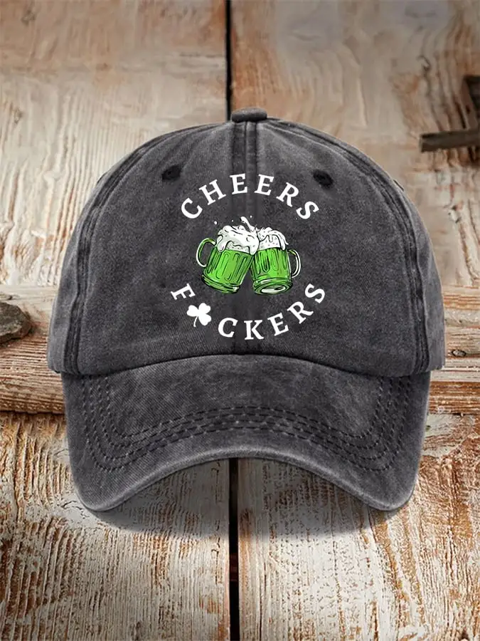 Unisex St. Patrick's Day Funny Cheers Green Beer Hat