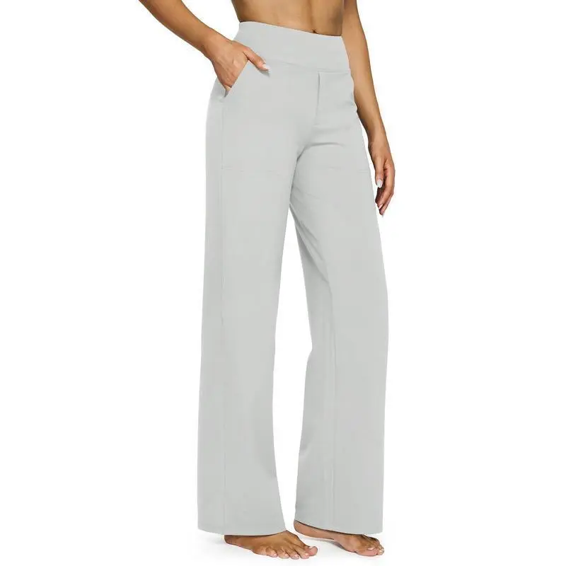 🔥9 PACKS  $25.98🔥Loose High-Waist Business Casual Pants Yoga Pants Women Wide Leg Pants