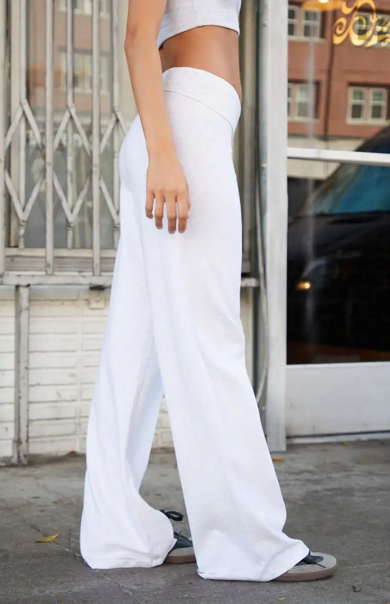 John Galt White Priscilla Flare Pants