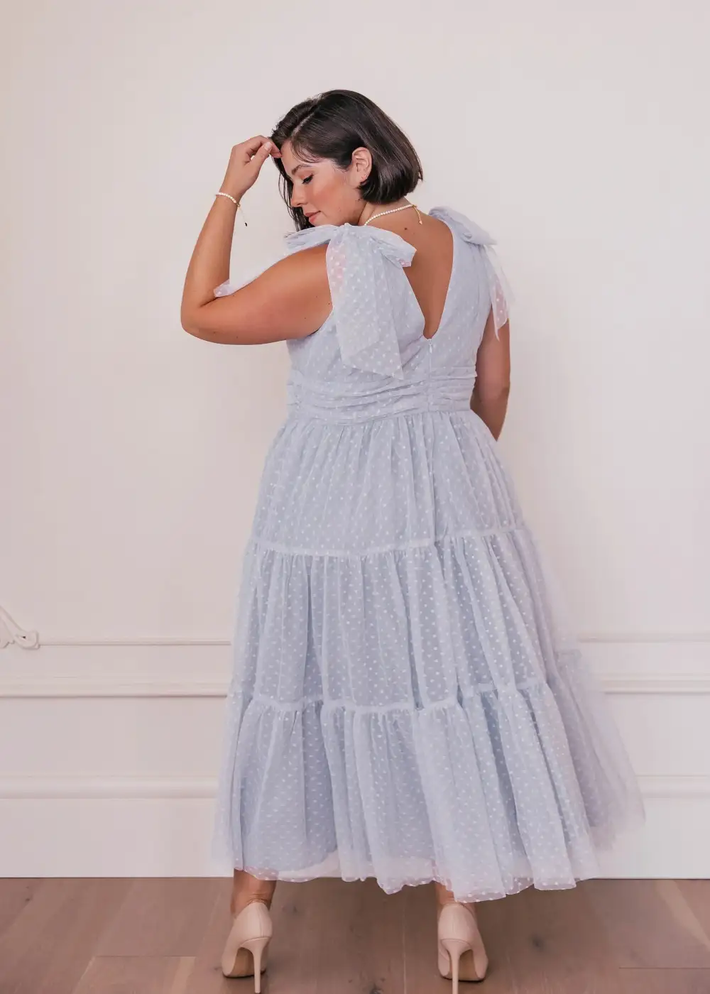 Jeanne Dress Dusty Blue