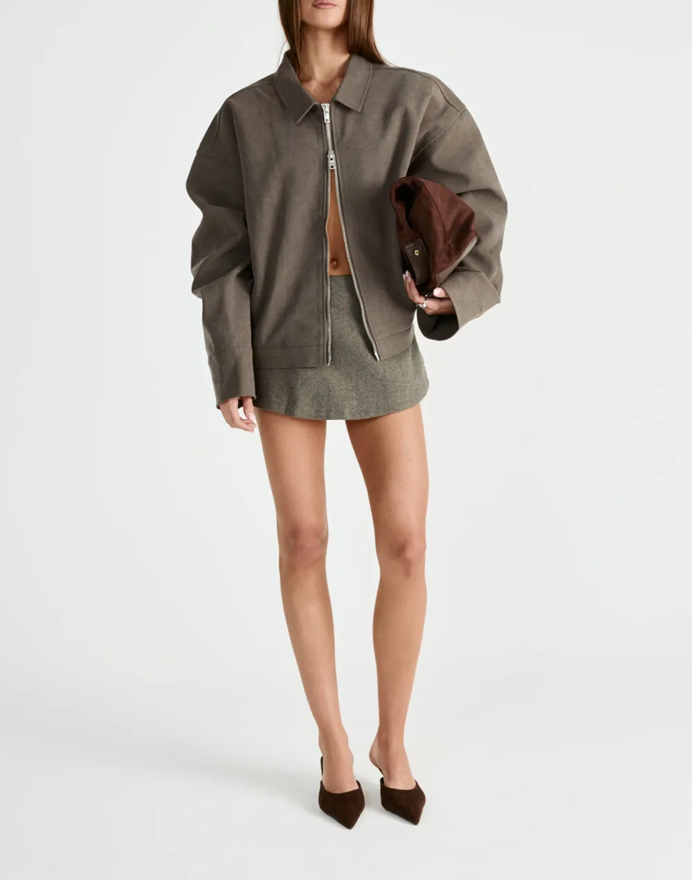 Fashionable And Simple Suit Skirt