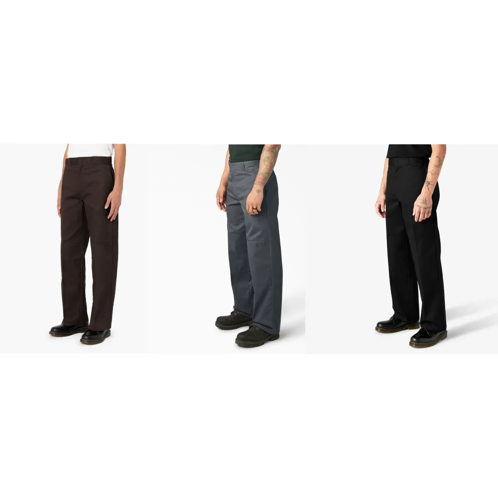 Loose Fit Double Knee Work Pants