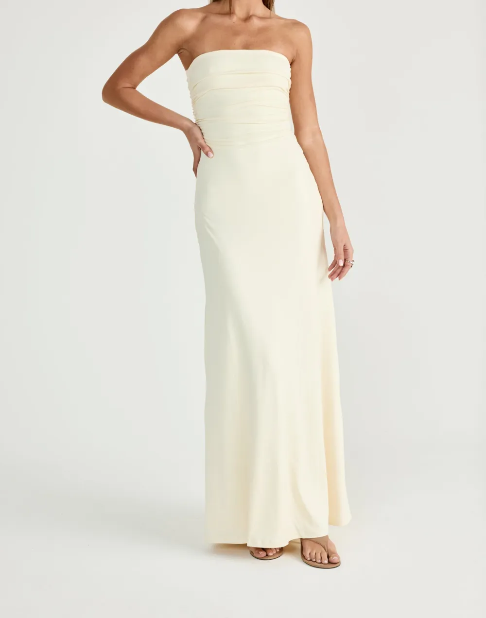 Elegant Off-The-Shoulder Long Dress