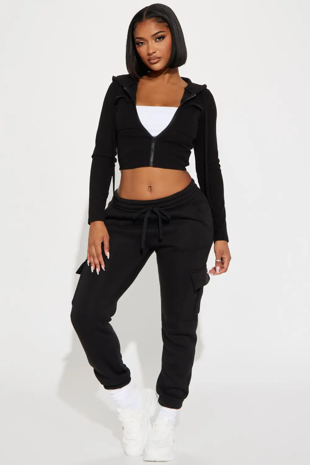 Before Sunrise Lounge Hoodie - Black