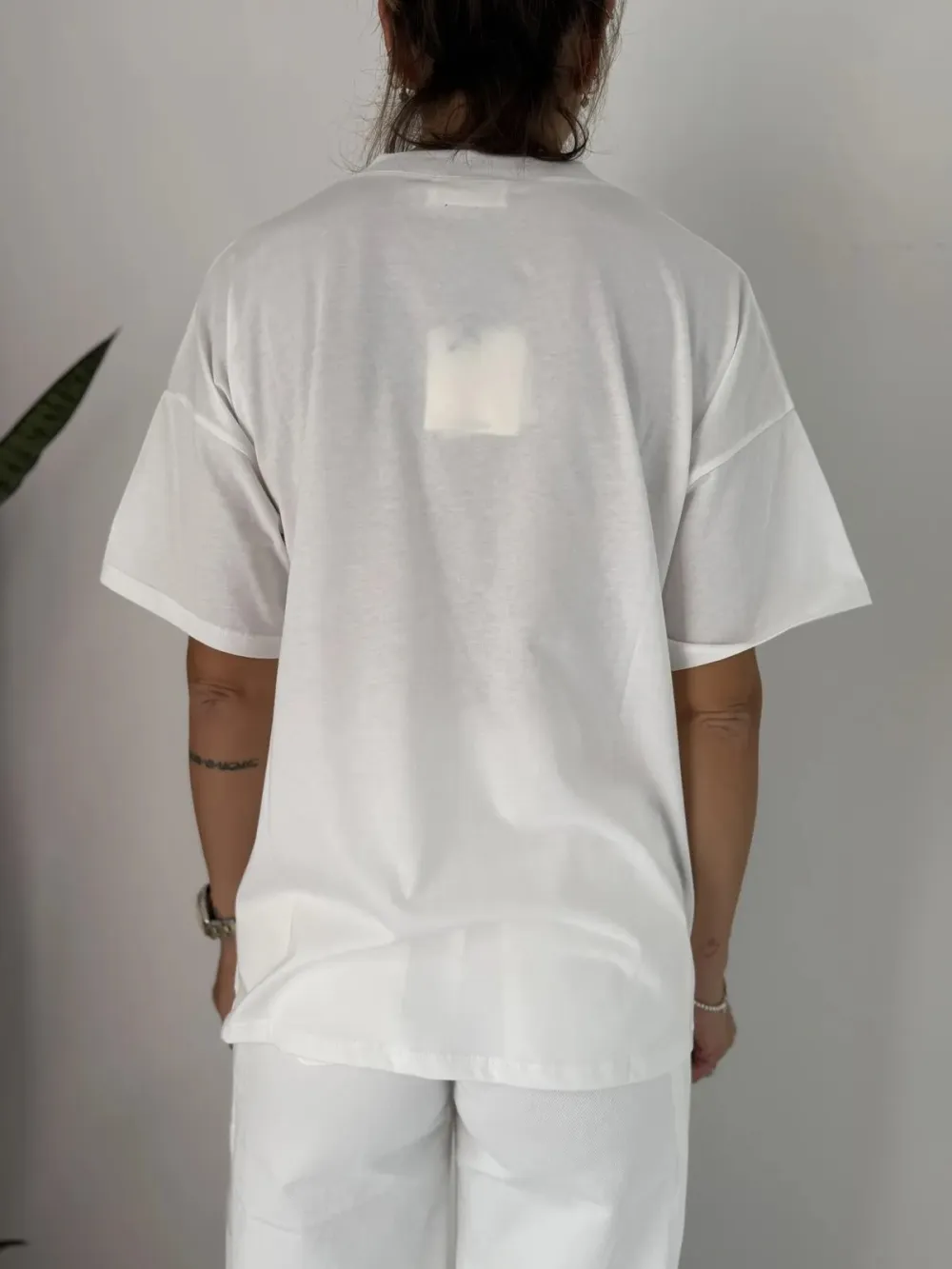 Graphic Crewneck Cotton Tee Casual Top