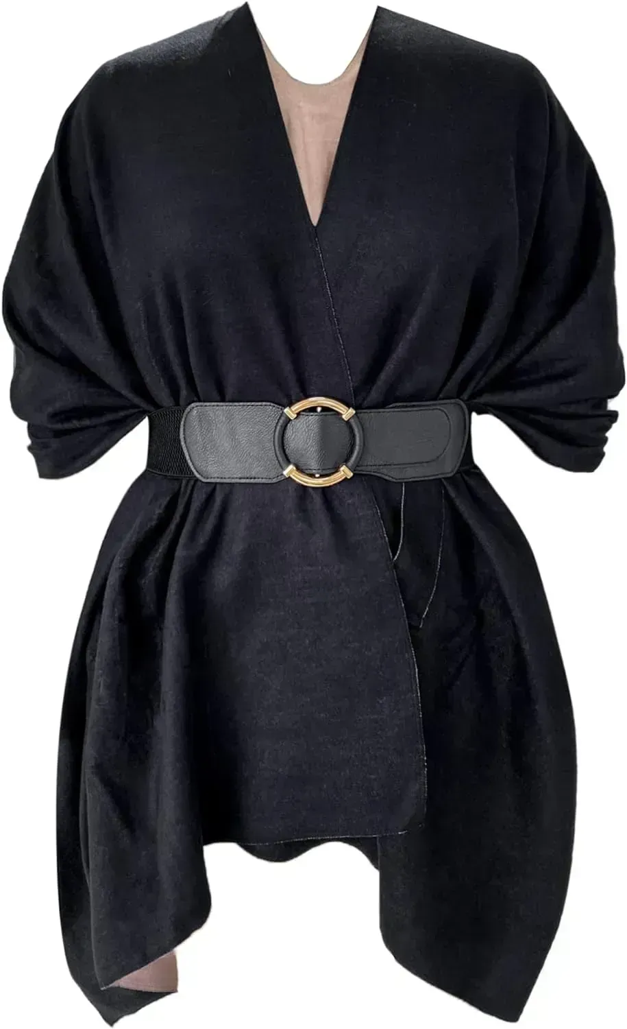 Women's Shawl Wrap Poncho Ruana Cape Open Front Cardigan Shawls for Fall Winter