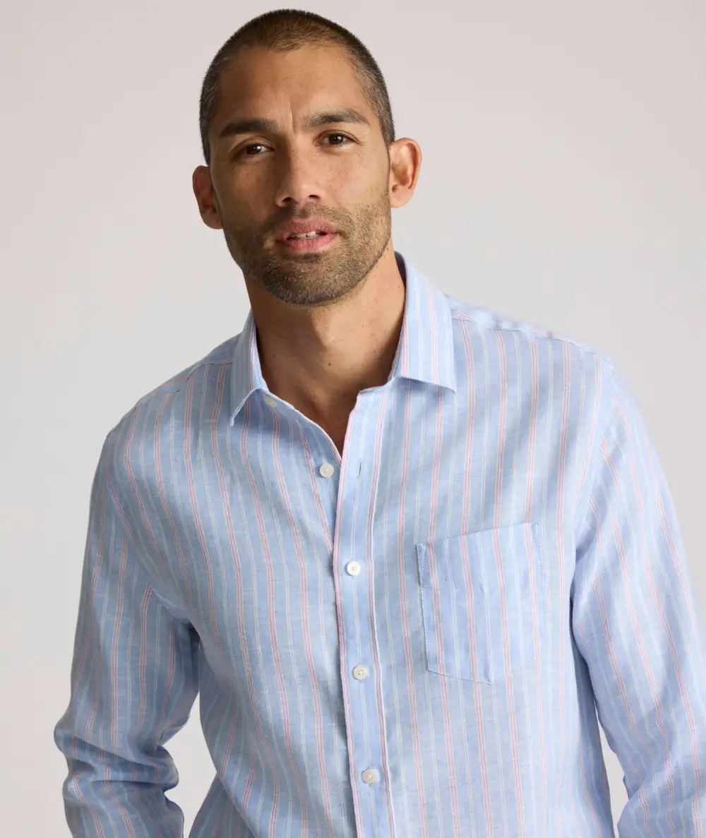 Wrinkle-Resistant Linen Boyd Shirt