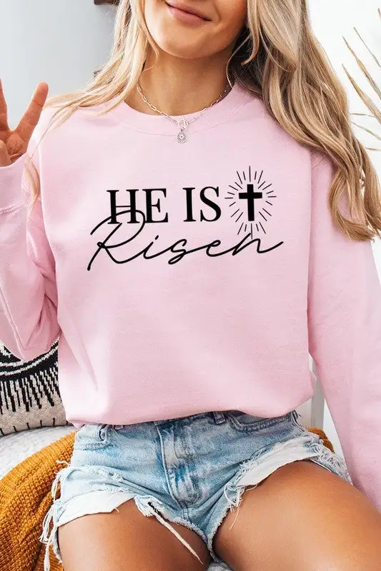 Easy Wear Soft Graphic Pullover Sweatshirt