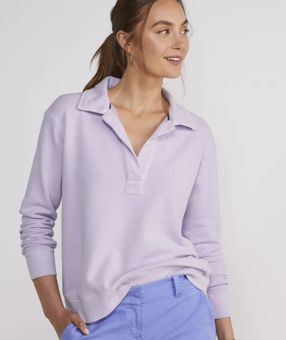 Polo Popover Sweatshirt