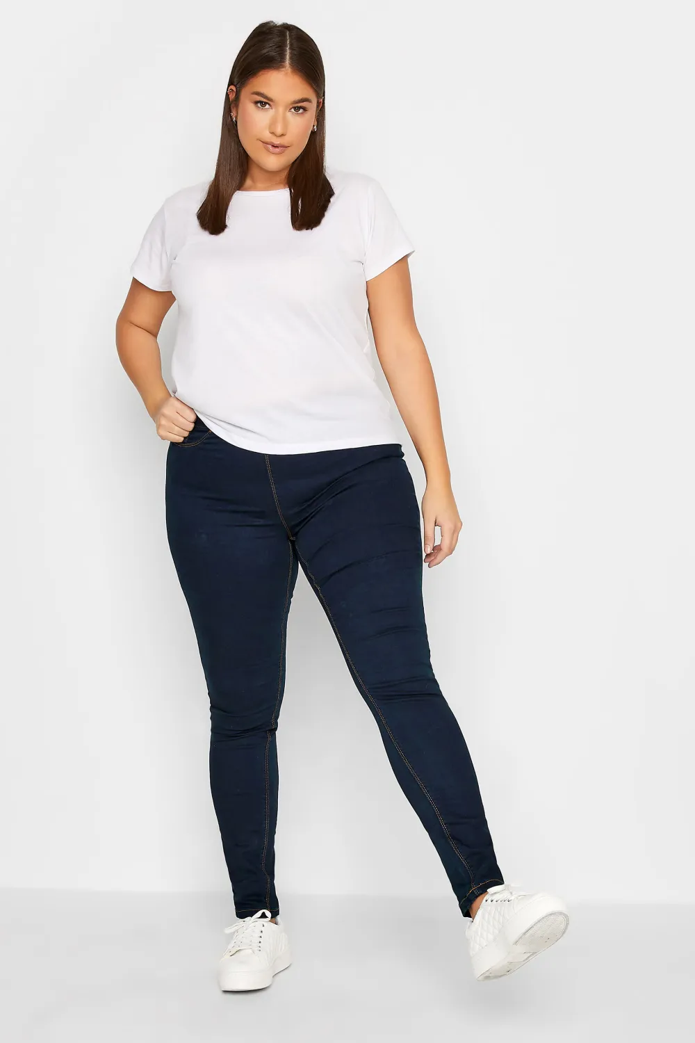 LTS Tall Black Stretch JENNY Jeggings