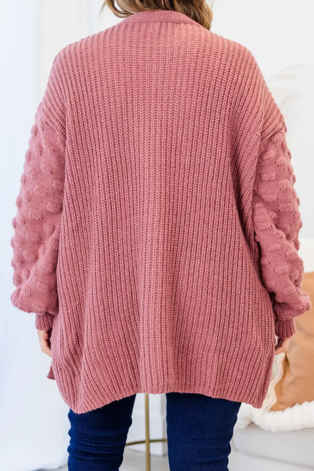My Kinda Happy Cardigan, Mauve