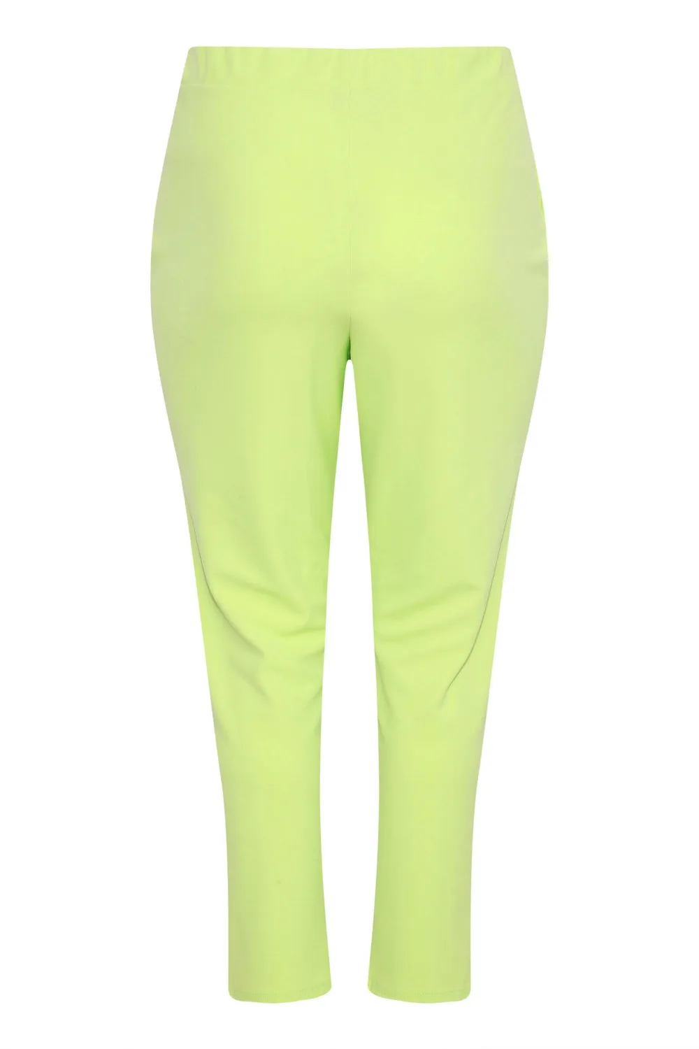 YOURS Curve Hot Pink Split Hem Stretch Tapered Trousers