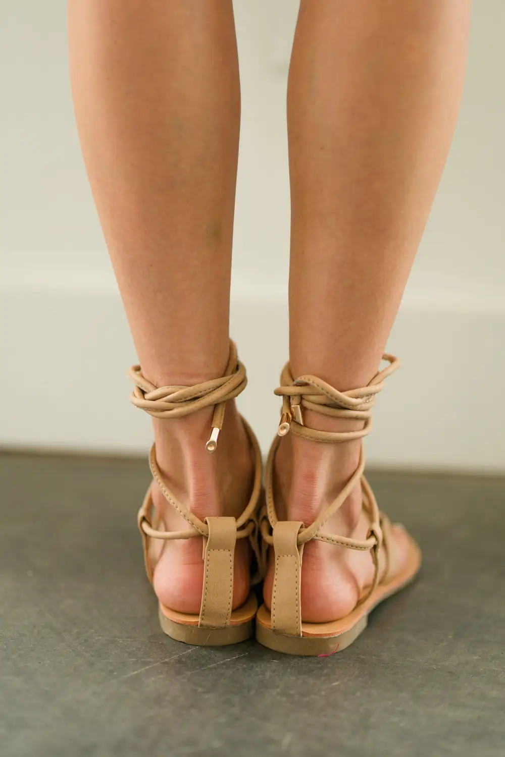 Over The Moon Nude Brown Sandals