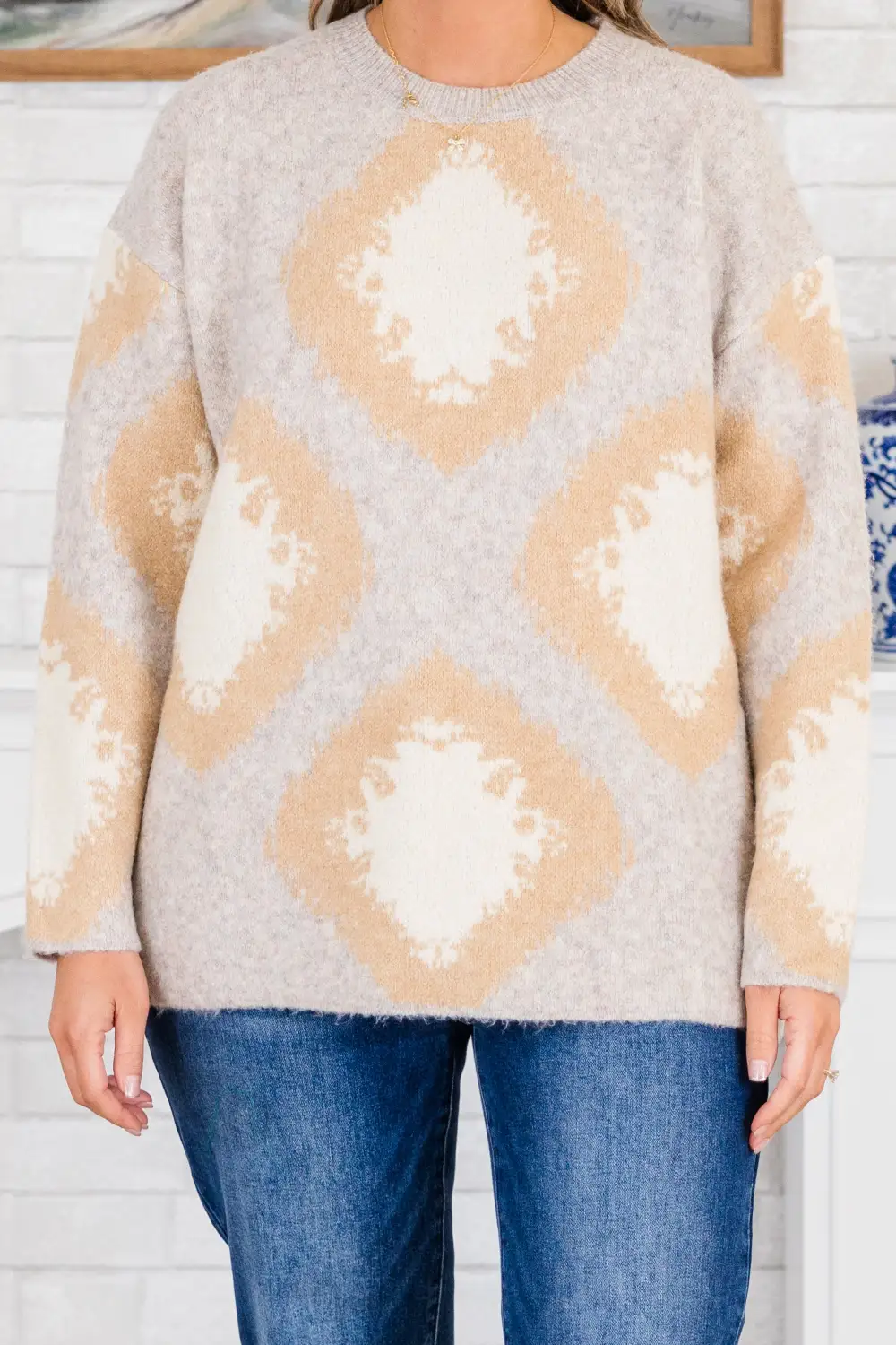 The Serene Sweater, Gray