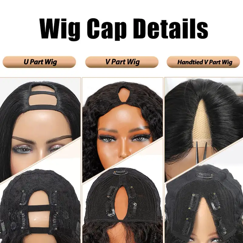 No Leave Out Glueless Chestnut Brown Balayage Body Wave V Part Wig Beginner Friendly Upgrade U Part Wig