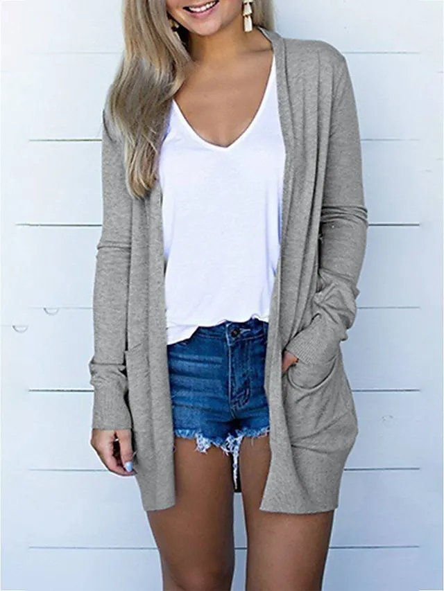 ✨Clearance Sale ✨ -Spring Summer Women's Cardigan Solid Color