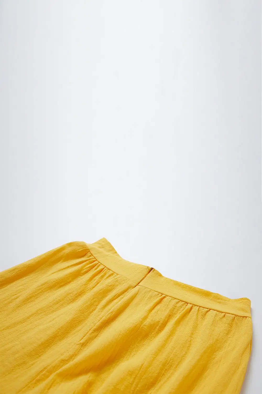 Spaghetti Strap Camisole Crop Top Casual Wide Leg Long Pants Linen Set