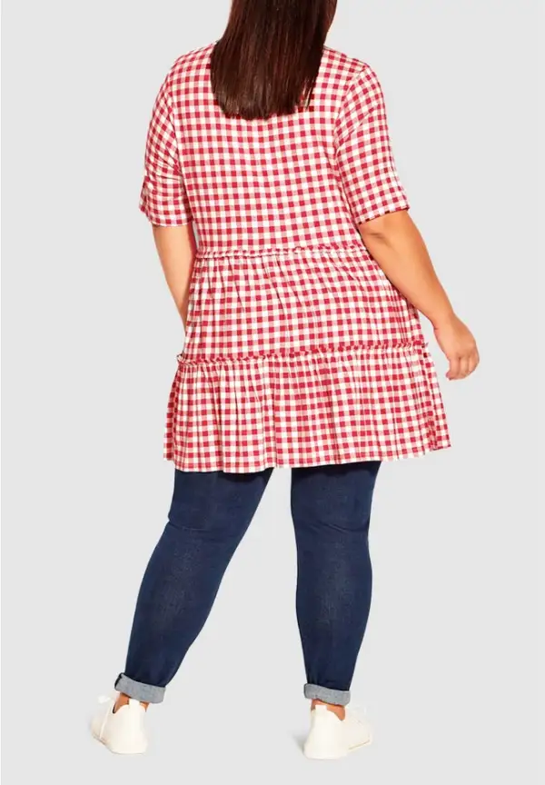 Gus Gingham Top