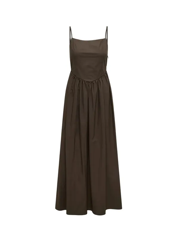 Drop Waist Sleeveless Maxi Dress