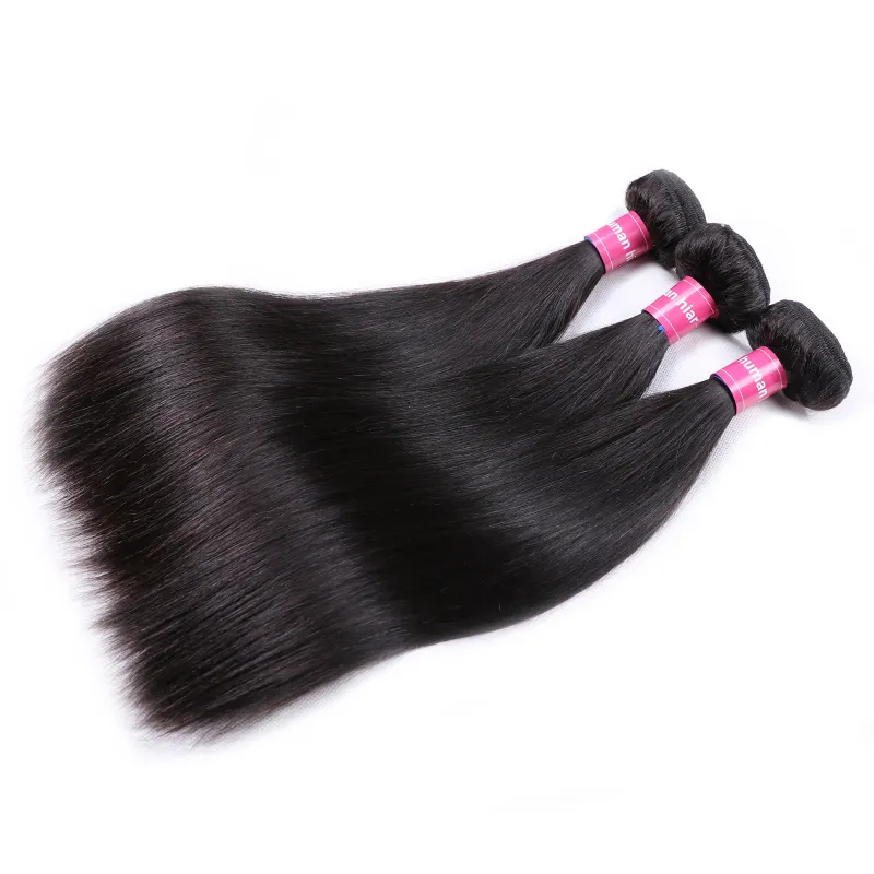 Sterly 13×4 Straight Hair Lace Frontal With 3 Bundles Hair Pre-plucked