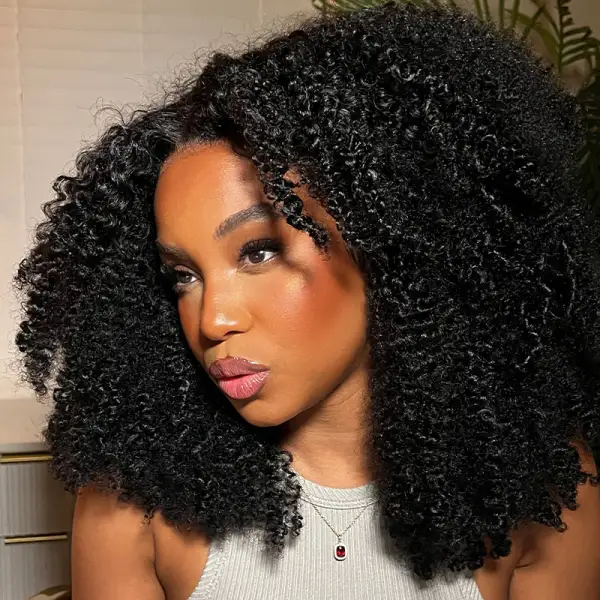 Sterly HD Lace Kinky Curly Human Hair Wigs For Women