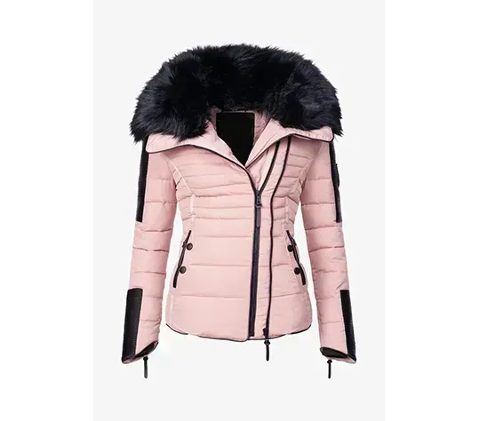 Women's   short parka coat red