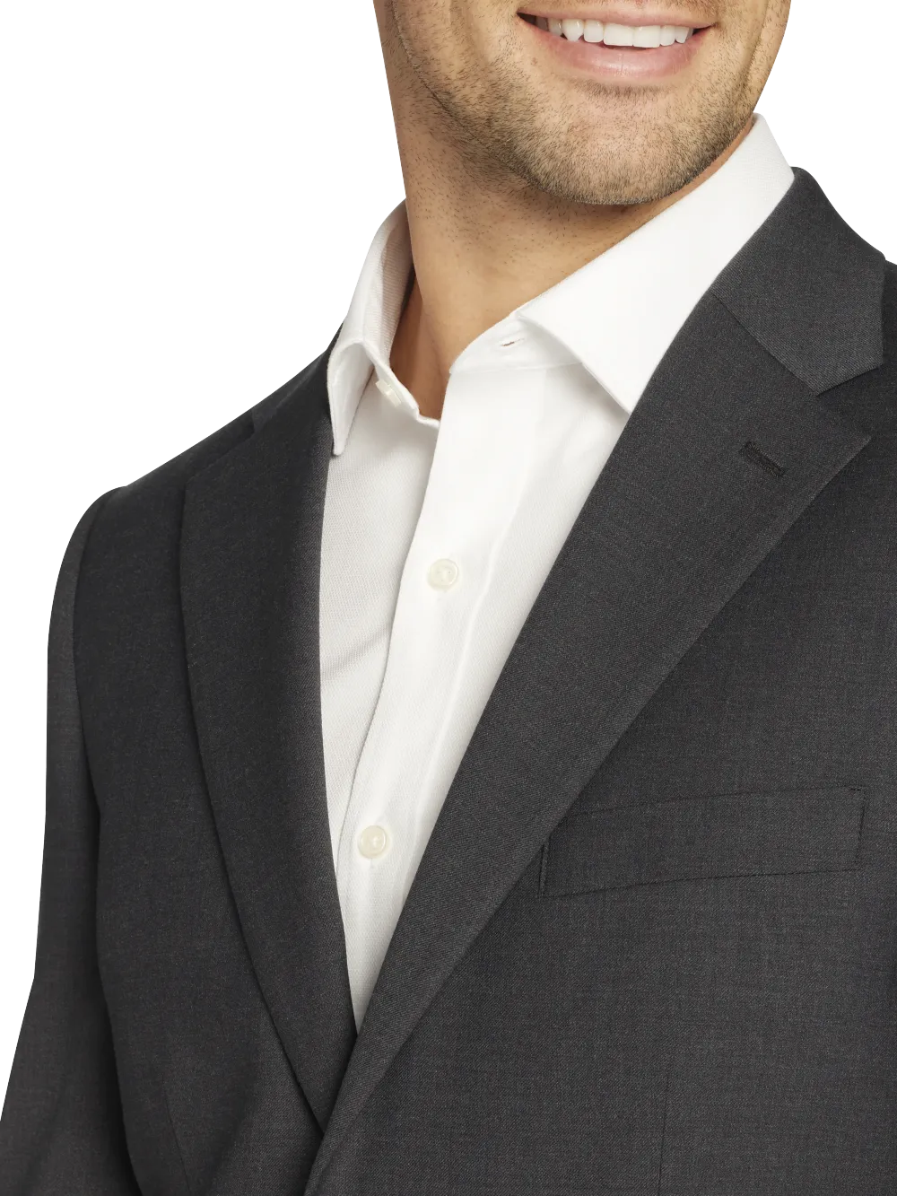 Tommy Hilfiger Modern Fit Wool Blend Twill Suit Jacket