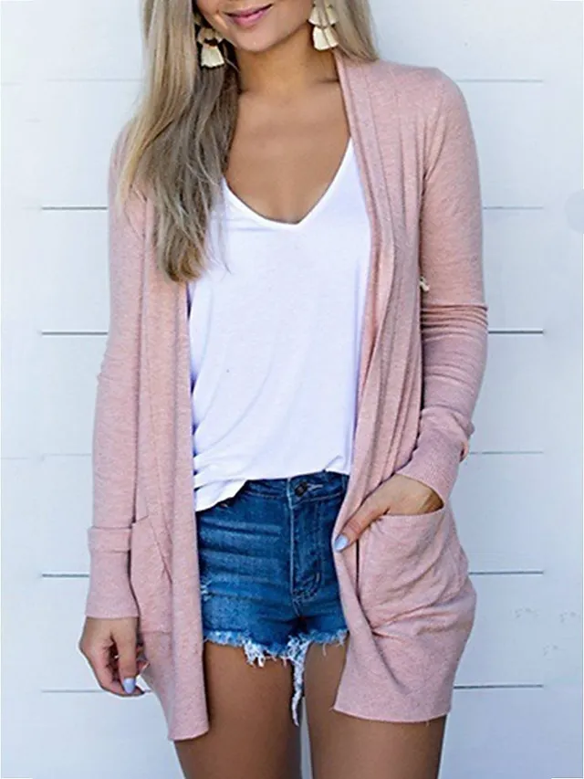 ✨Clearance Sale ✨ -Spring Summer Women's Cardigan Solid Color