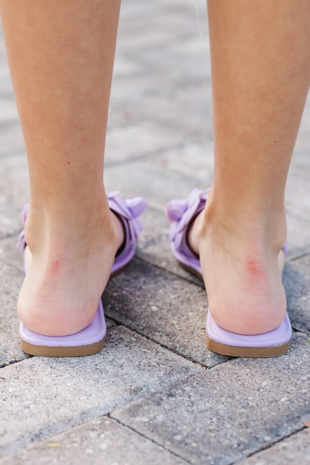 For The Joy Purple Flower Sandals