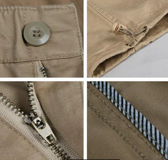 Men's Outdoor Multi Pocket Cotton Cargo Pants