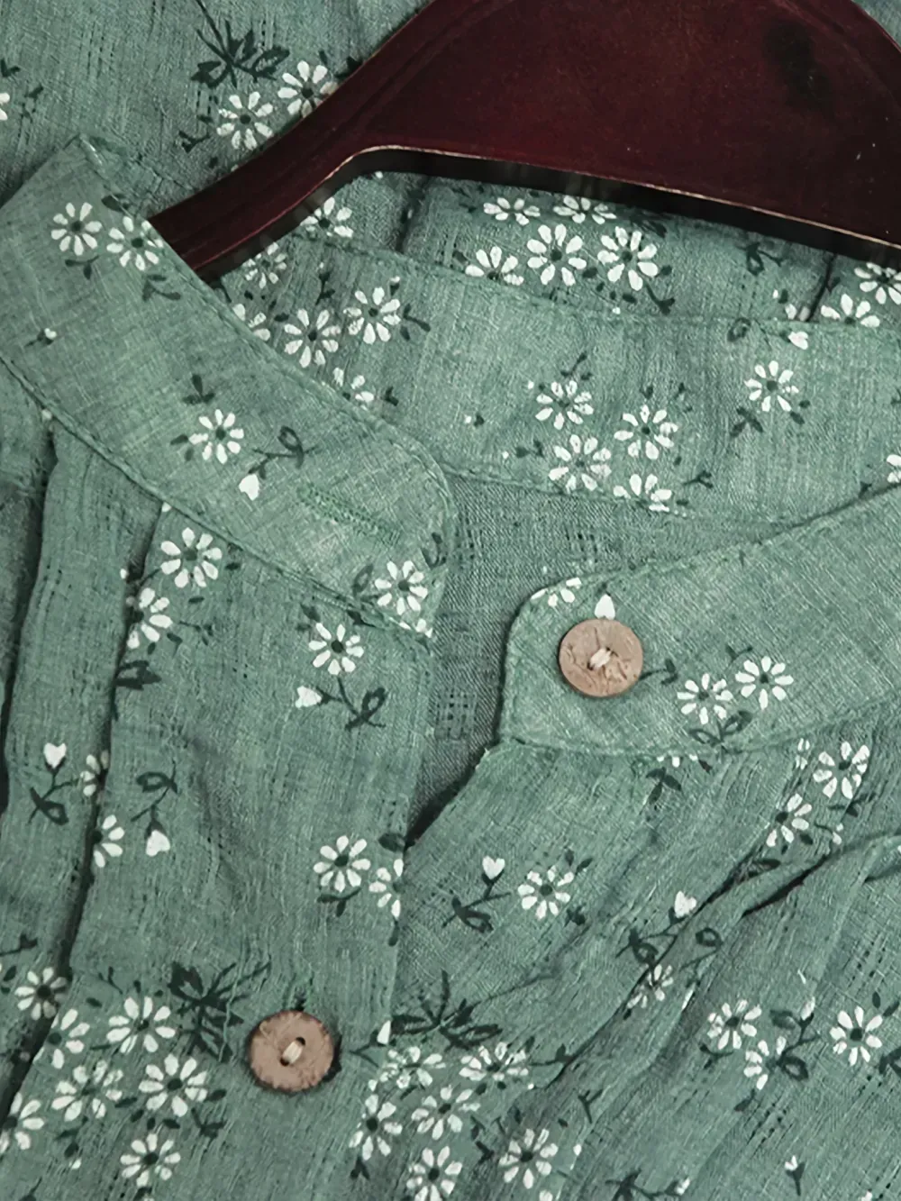 Plus Size Floral Print Long Sleeve Button Up Shirt, Women's Plus Turn Down Collar Casual Top