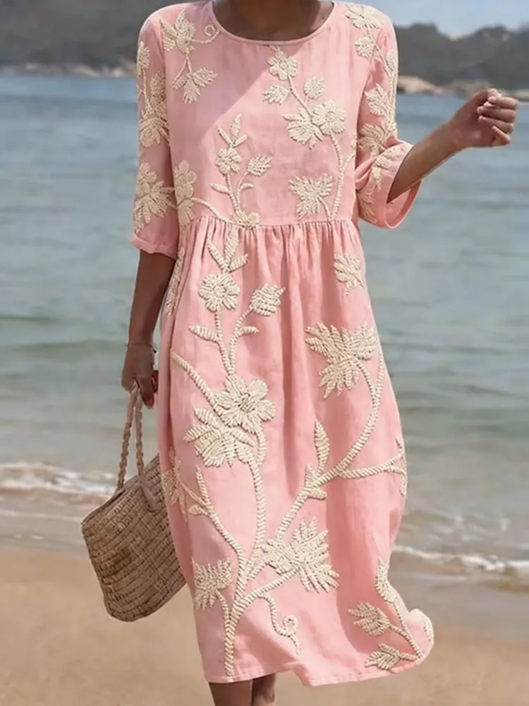 Women'S Casual Daily Floral Art Printed Dress