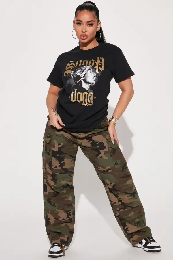 Snoop Dogg Graphic T-Shirt - Black