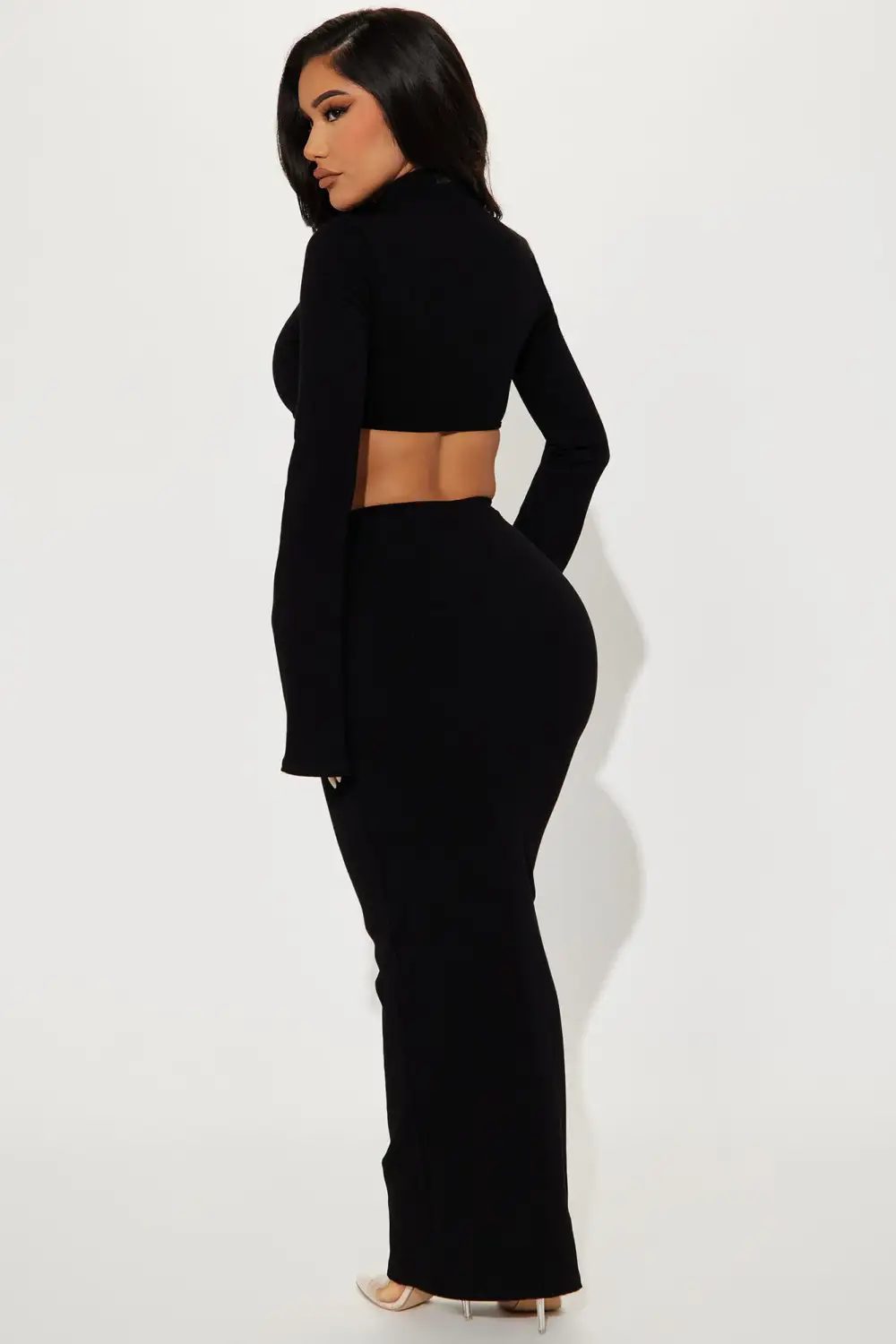 Sammy Snatched Skirt Set - Black