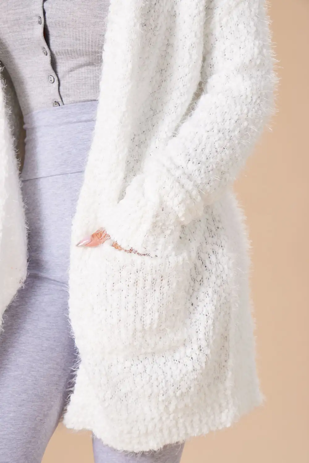 Never A Dull Moment Cardigan - White