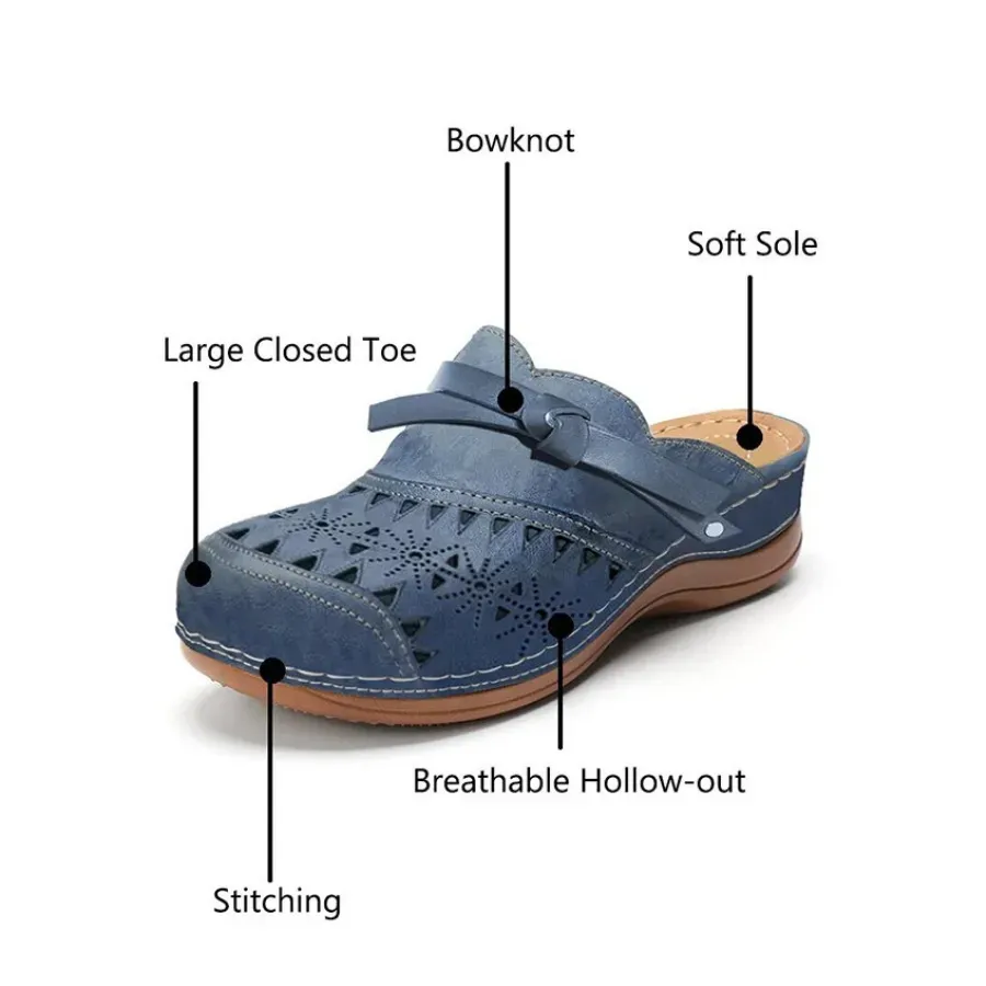 Women Orthopedic Hollow Carved Diabetic Walking Sandals