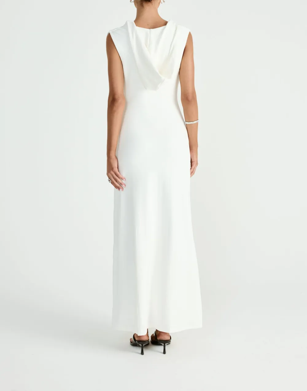 Creative Flared Hem Long Dress