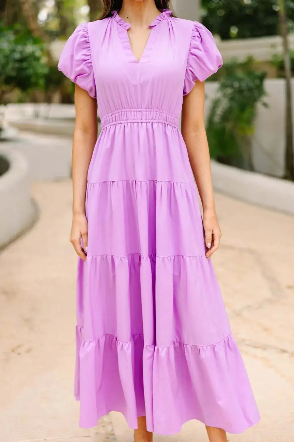 Modern Soft A-Line Maxi Dress