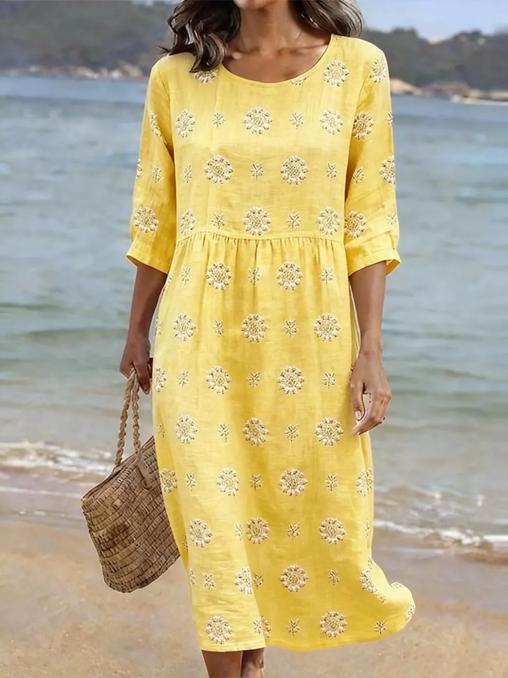 Women's Simple Solid Color Dress