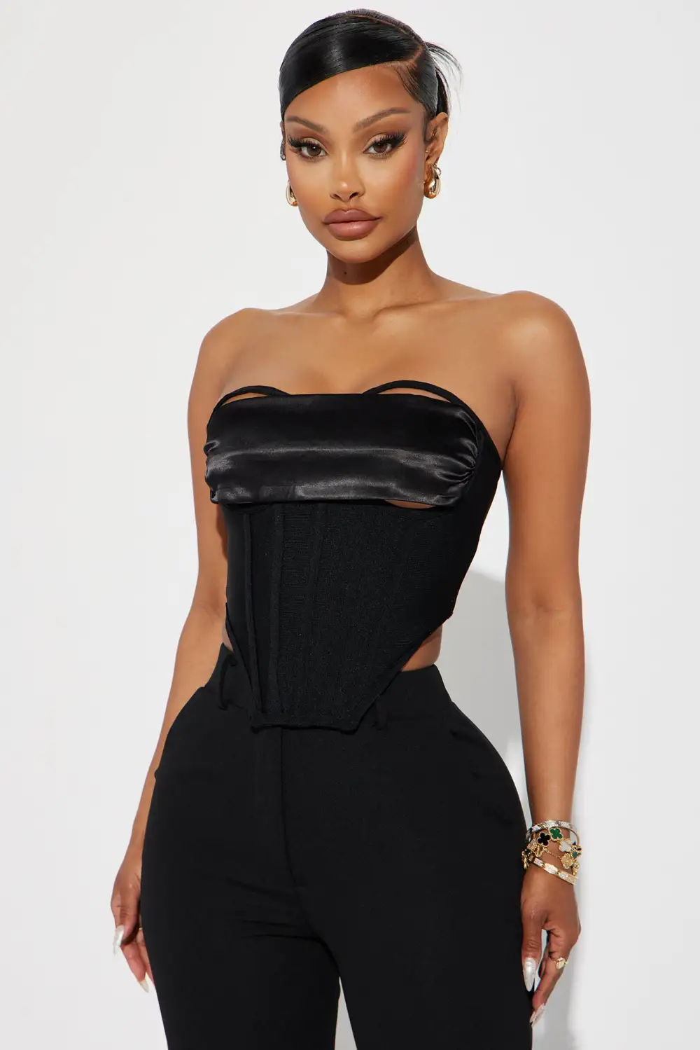 Kimora Corset Top - Black